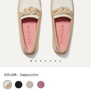 Rothy's Women's Braided Driver - Cappuccino